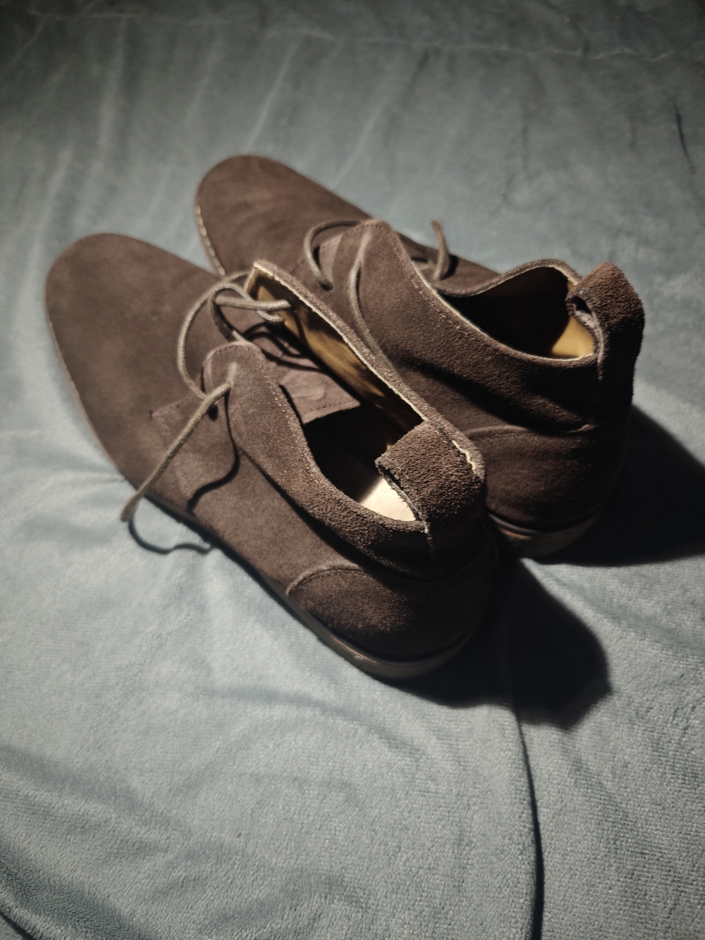 G.H. Bass & Co. Dark Brown Suede Chukka Boots Mens 12 - Picture 2 of 4